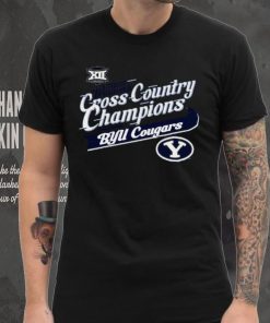 Royal BYU Cougars 2023 Big 12 Women's Cross Country Champions T Shirt