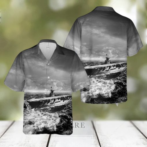 Royal Navy aircraft carrier HMS Ark Royal  WWII Hawaiian Shirt