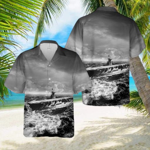 Royal Navy aircraft carrier HMS Ark Royal  WWII Hawaiian Shirt