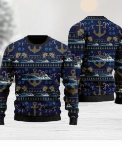 Royal New Zealand Navy HMNZS Aotearoa A11 Ugly Christmas Sweater Christmas Holiday Gift