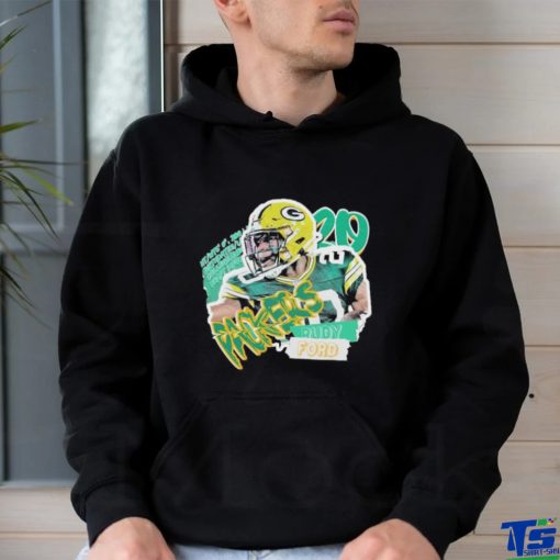Rudy Ford Football Paper Green Bay Packers Shirt