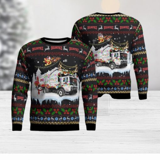 Rumpke Waste & Recycling Christmas AOP 3D Ugly Christmas Sweater