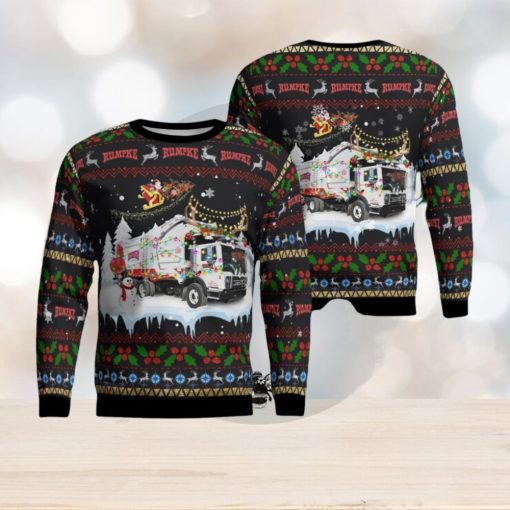 Rumpke Waste & Recycling Christmas AOP 3D Ugly Christmas Sweater