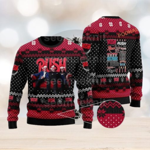 Rush Band Unisex Ugly 3D Sweater, Family Ugly Christmas Sweater