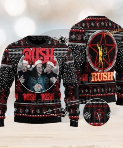 Rush Band Unisex Ugly 3D Sweater, Friends Christmas Sweater