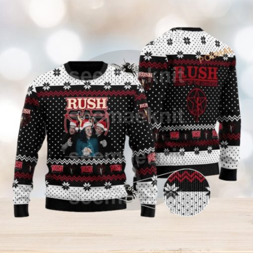 Rush Band Unisex Ugly 3D Sweater, Funniest Ugly Christmas Sweater