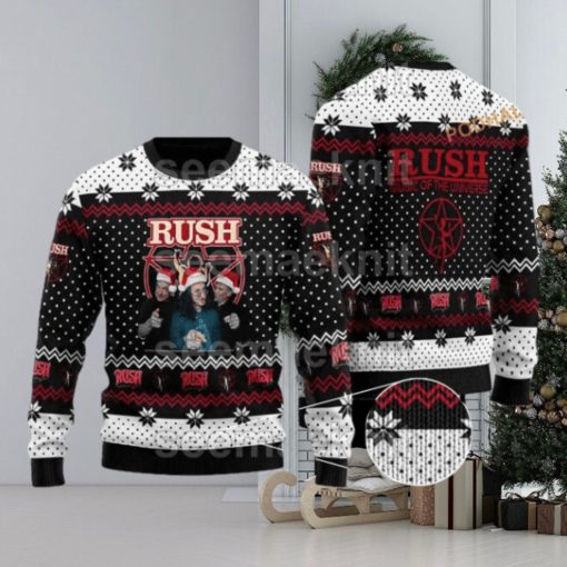 Rush Band Unisex Ugly 3D Sweater, Funniest Ugly Christmas Sweater