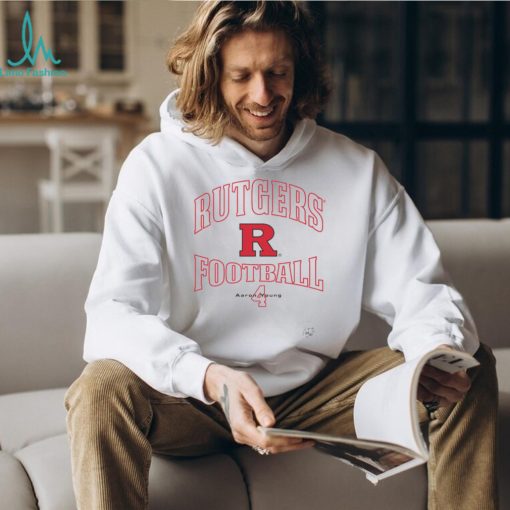 Rutgers NCAA Football Aaron Young T Shirt