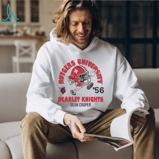 Rutgers NCAA Football Sean Cooper Fashion Shersey Shirt