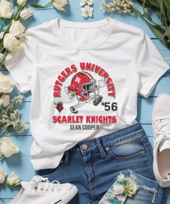Rutgers NCAA Football Sean Cooper Fashion Shersey Shirt
