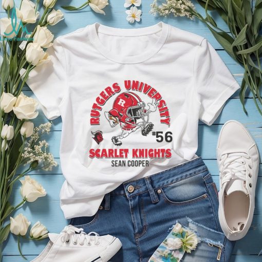 Rutgers NCAA Football Sean Cooper Fashion Shersey Shirt