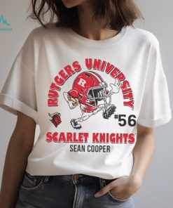 Rutgers NCAA Football Sean Cooper Fashion Shersey Shirt