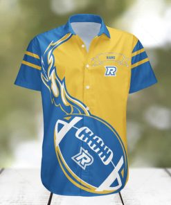 Ryerson Rams Hawaii Shirt Flame Ball