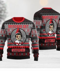 SNITCHES GET STITCHES Ugly Christmas Sweater Christmas Gifts Unisex