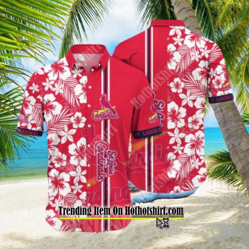 ST LOUIS CARDINALS MLB FLOWER FULL PRINT UNISEX HAWAIIAN SHIRT