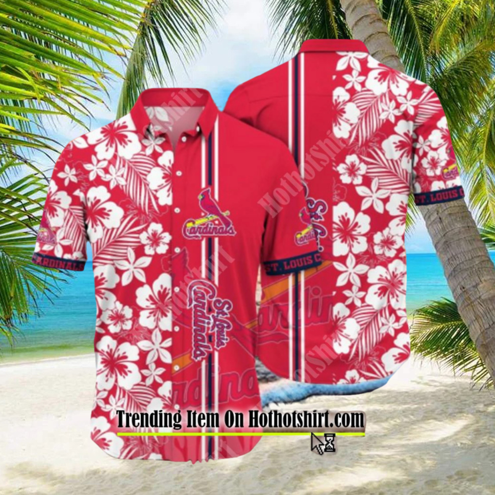 Trending MLB St Louis Cardinals Flower Summer Hawaiian Shirt - Limotees