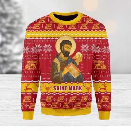 Saint Mark The Evangelist Ugly Christmas Sweater