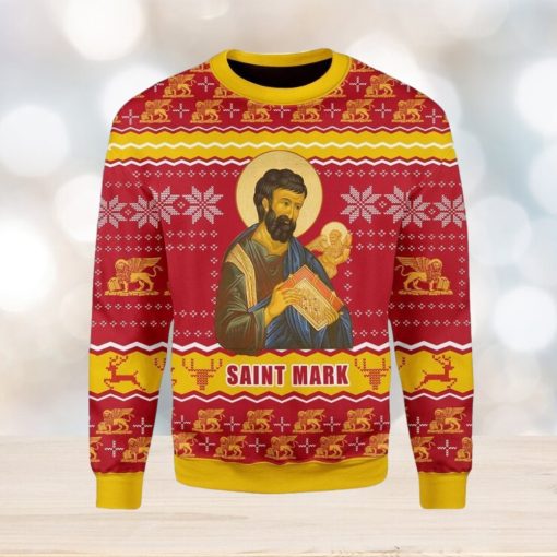 Saint Mark The Evangelist Ugly Christmas Sweater