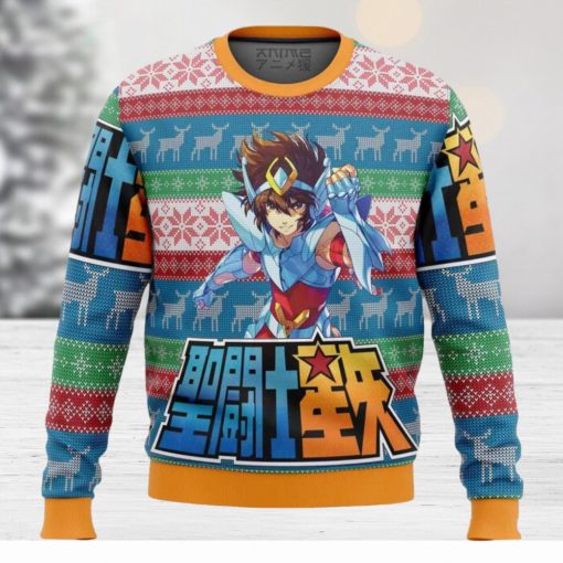 Saint Seiya Alt Ugly Christmas Sweater