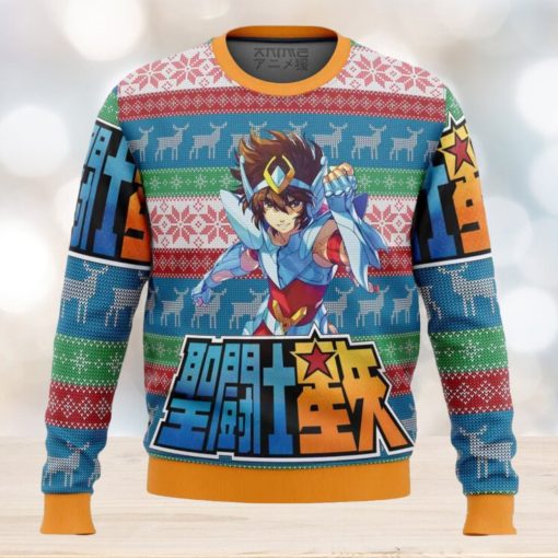 Saint Seiya Alt Ugly Christmas Sweater