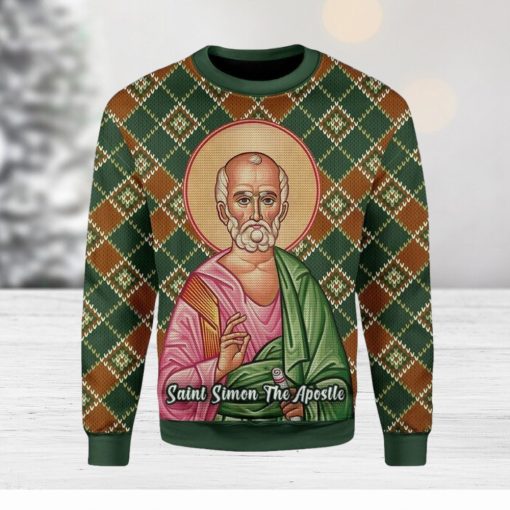 Saint Simon The Zealot Ugly Christmas Sweater