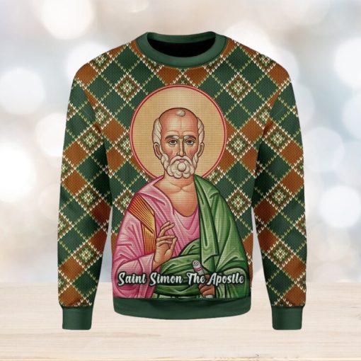 Saint Simon The Zealot Ugly Christmas Sweater