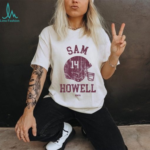 Sam Howell Washington Helmet Font Shirt