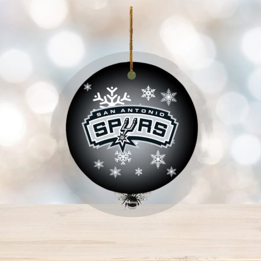 San Antonio Spurs NBA 2023 Holiday Gifts Christmas Decorations Ornament