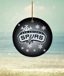 San Antonio Spurs NBA 2023 Holiday Gifts Christmas Decorations Ornament