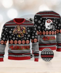 San Francisco 49ers Snoppy Christmas Gift 3D Ugly Christmas Sweater For Men  And Women - Banantees