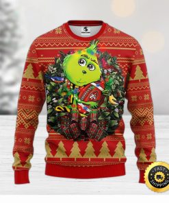 San Francisco 49ers Christmas Ugly Sweater Grinch Hug Xmas Day Show Your Team Spirit