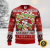 49ers Ugly Christmas Sweater Back Scratches Football Helmet San Francisco 49ers Gift