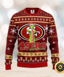 NFL San Francisco 49ers Ugly Christmas Sweater Funny Grinch Show