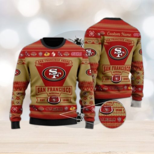 Personalized NFL San Francisco 49ers custom name and number shirt