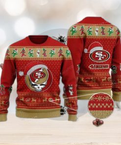 San Francisco 49ers Grateful Dead Ugly Christmas shirt - Trend T Shirt  Store Online