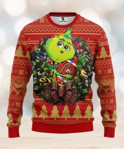 San Francisco 49ers Grinch Hug Xmas Ugly Christmas Sweater Best Christmas Gift Ideas