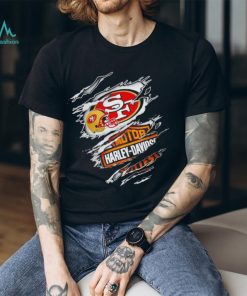 San Francisco 49ers Harley Davidson scratch shirt