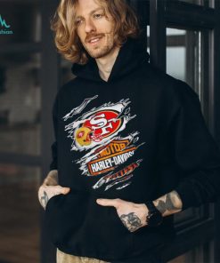 San Francisco 49ers Harley Davidson scratch shirt