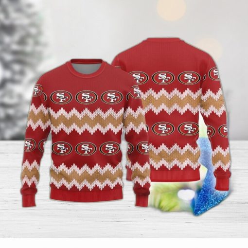 San Francisco 49ers Logo Knitted Pattern Ugly Christmas Sweater