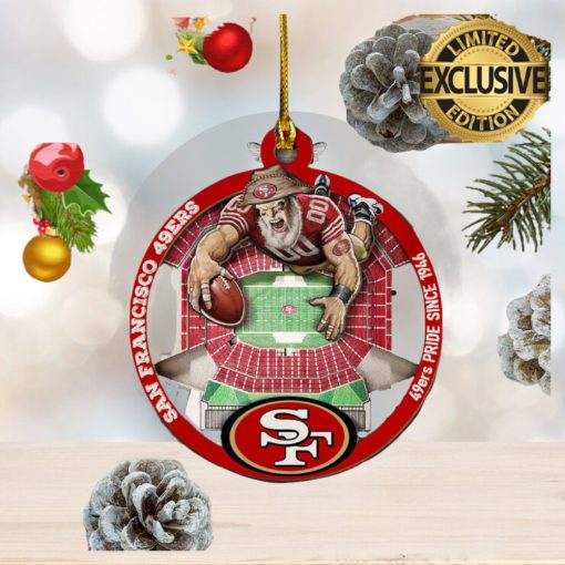 San Francisco 49ers Mascot NFL 2023 Gifts Christmas Decorations Ornament