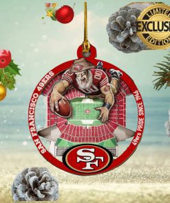 San Francisco 49ers Mascot NFL 2023 Gifts Christmas Decorations Ornament