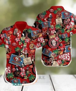 San Francisco 49ers Plus Size Hawaiian Shirt And Short For Men Gift, Short Beach For Family Christmas