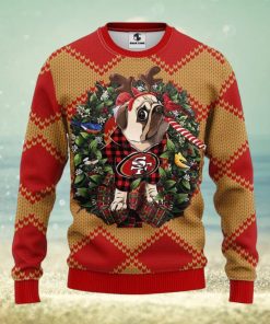 San Francisco 49ers Pub Dog Xmas Ugly Christmas Sweater Best Christmas Gift Ideas