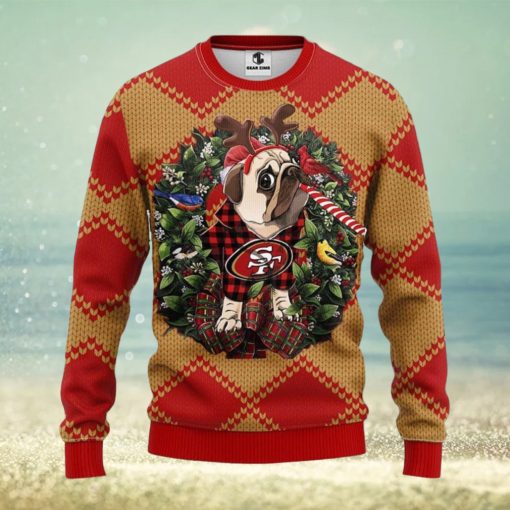 San Francisco 49ers Pub Dog Xmas Ugly Christmas Sweater Best Christmas Gift Ideas