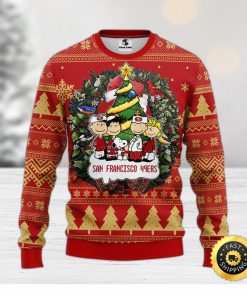 San Francisco 49ers Busy Block Snowfall Sweater FOCO