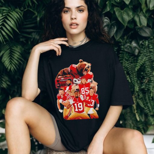 San Francisco 49ers bear and players shirt