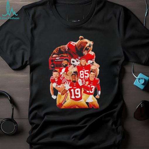 San Francisco 49ers bear and players shirt