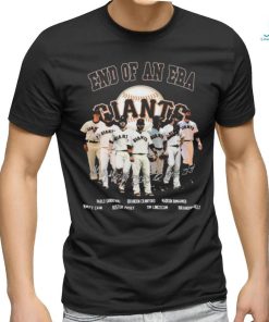 San Francisco Giants End Of An Era Signatures t shirt