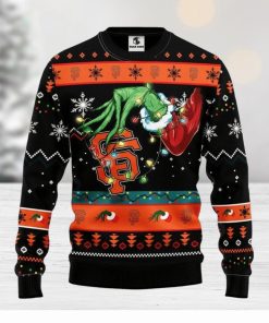 San Francisco Giants Grinch Christmas Ugly Sweater Christmas Gift For Fans Party Hoiliday Gift