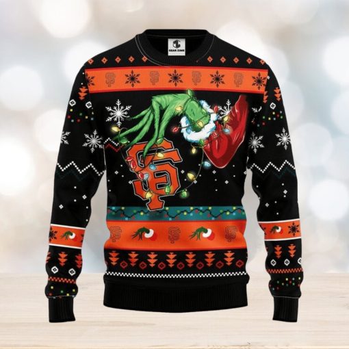 San Francisco Giants Grinch Christmas Ugly Sweater Christmas Gift For Fans Party Hoiliday Gift